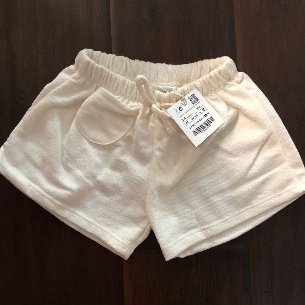 NWT Zara Toddler Terry Cloth Shorts - Picture 5 of 5